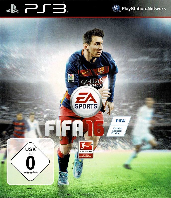 FIFA 16 box art for Playstation 3
